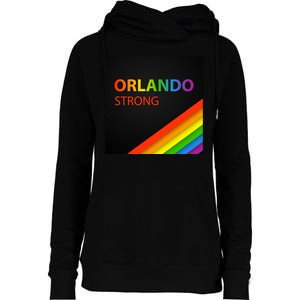 Orlando Strong Womens Funnel Neck Pullover Hood