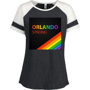 Orlando Strong Enza Ladies Jersey Colorblock Tee