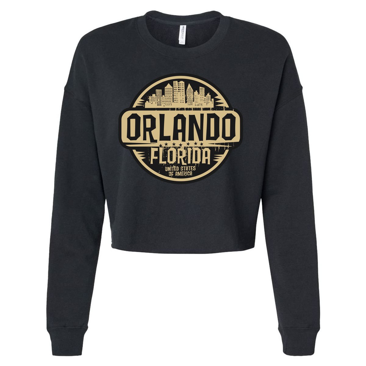 Orlando Vintage Cropped Pullover Crew