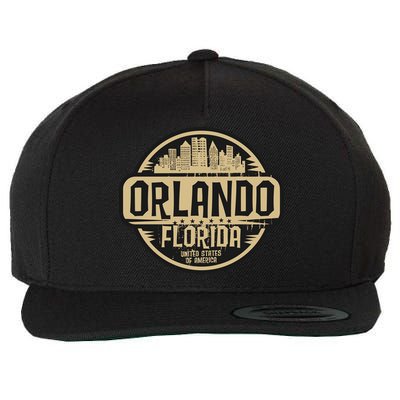 Orlando Vintage Wool Snapback Cap