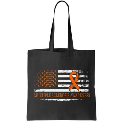 Orange Ribbon Ms Multible Sclerosis Awareness Bag