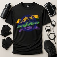 Old Row Mardi Gras Circle Logo Great Gift Cooling Performance Crew T-Shirt
