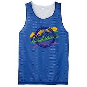 Old Row Mardi Gras Circle Logo Great Gift Mesh Reversible Basketball Jersey Tank