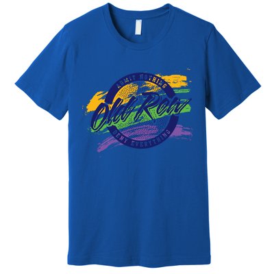 Old Row Mardi Gras Circle Logo Great Gift Premium T-Shirt