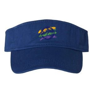 Old Row Mardi Gras Circle Logo Great Gift Valucap Bio-Washed Visor