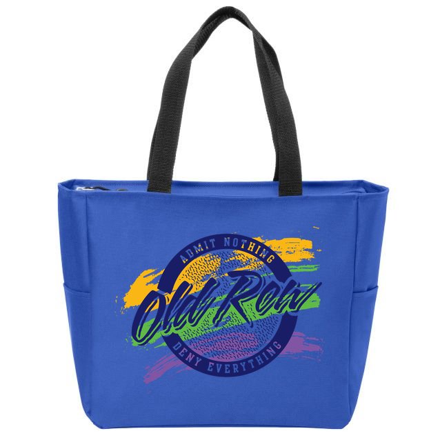 Old Row Mardi Gras Circle Logo Great Gift Zip Tote Bag
