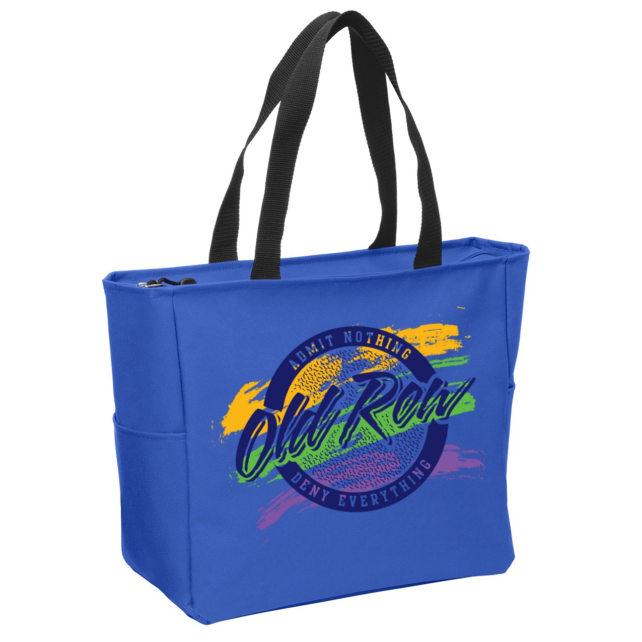 Old Row Mardi Gras Circle Logo Great Gift Zip Tote Bag
