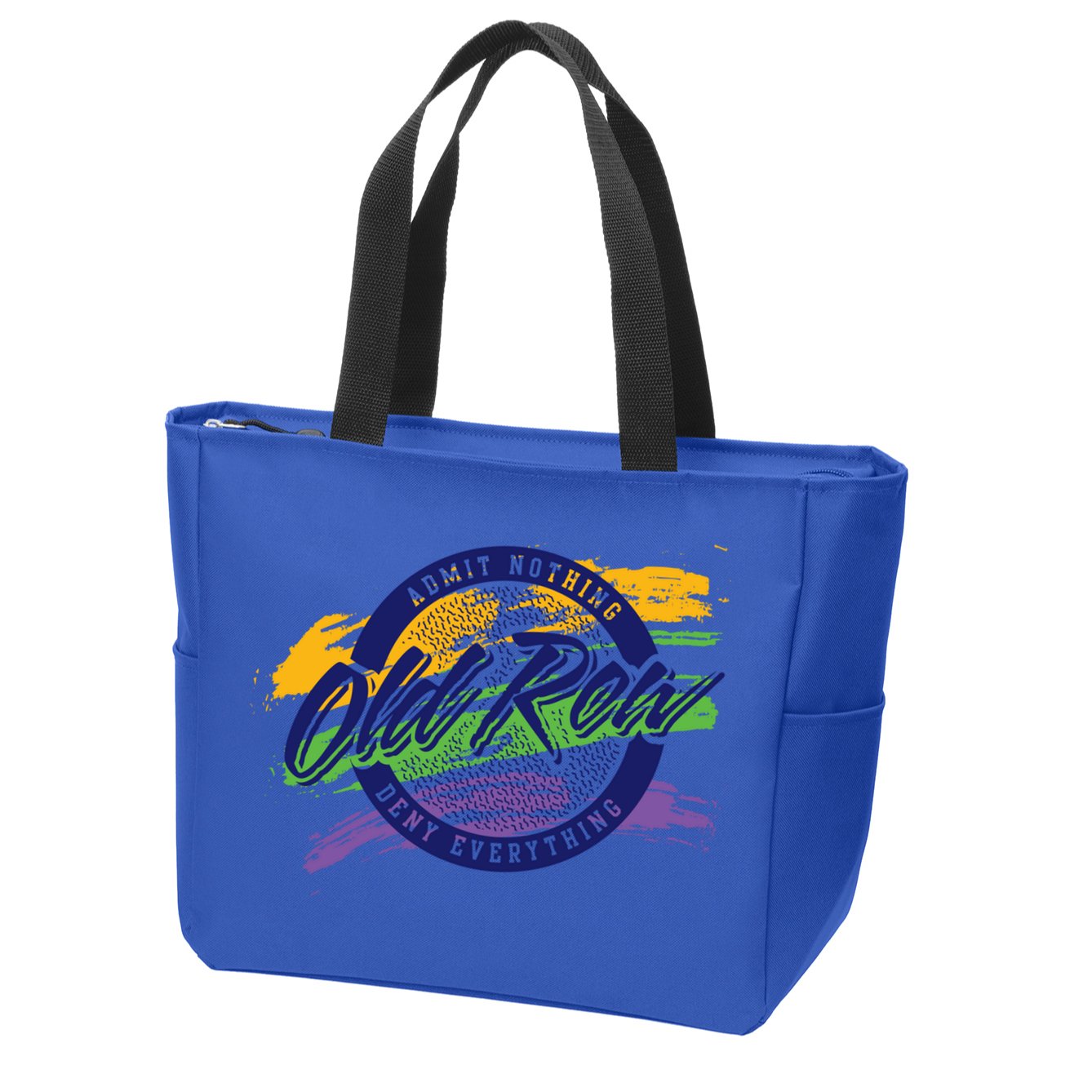 Old Row Mardi Gras Circle Logo Great Gift Zip Tote Bag