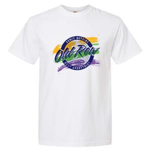 Old Row Mardi Gras Circle Logo Great Gift Garment-Dyed Heavyweight T-Shirt