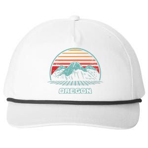 Oregon Retro Mountain Hiking 80s Style Snapback Five-Panel Rope Hat