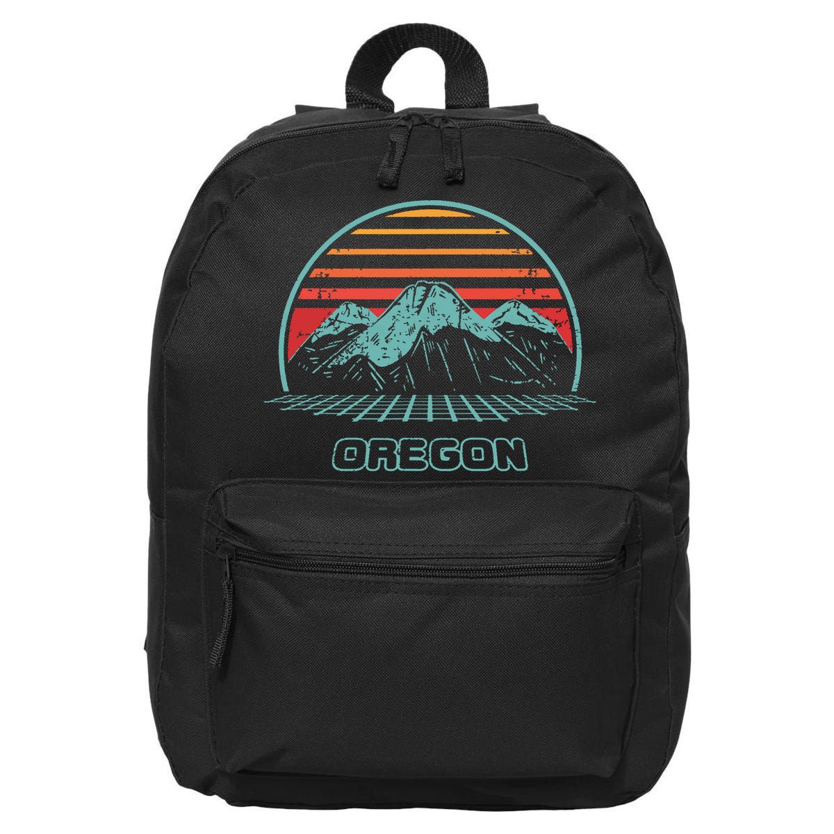 Oregon Retro Mountain Hiking 80s Style 16 in Basic Backpack