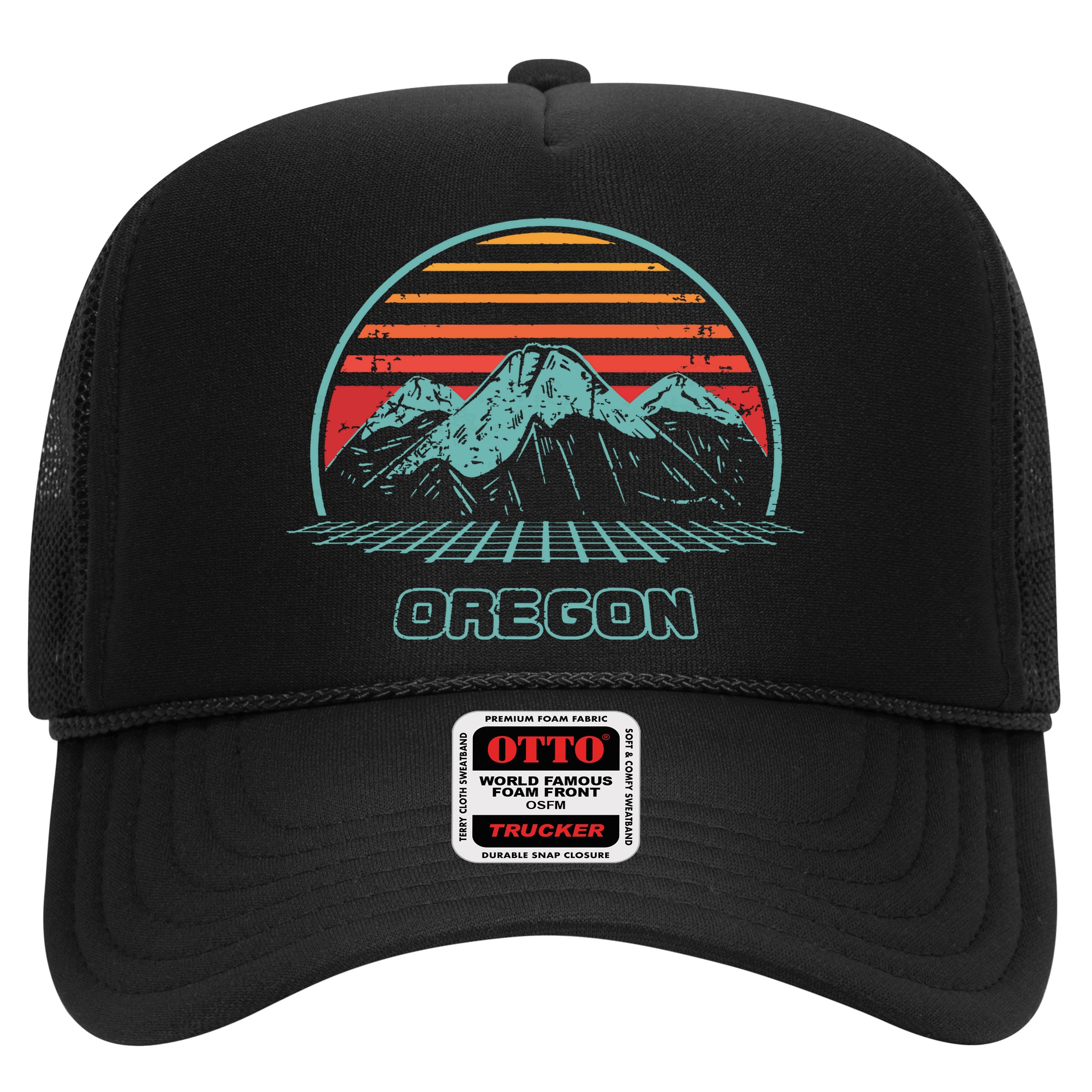 Oregon Retro Mountain Hiking 80s Style Hat