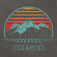 Oregon Retro Mountain Hiking 80s Style Cotton Canvas Backpack