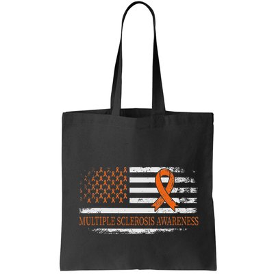 Orange Ribbon Ms Multible Sclerosis Awareness Bag