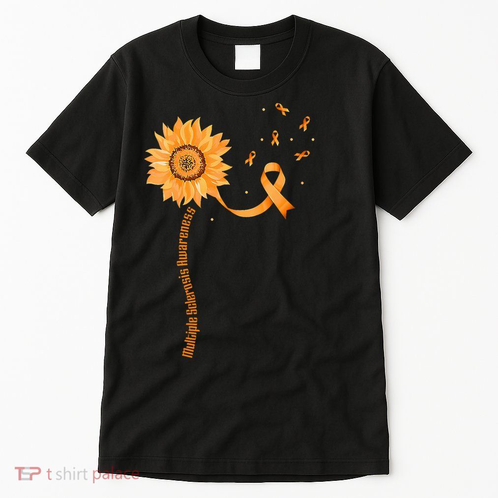 Orange Ribbon Multiple Sclerosis Awareness Tall T-Shirt