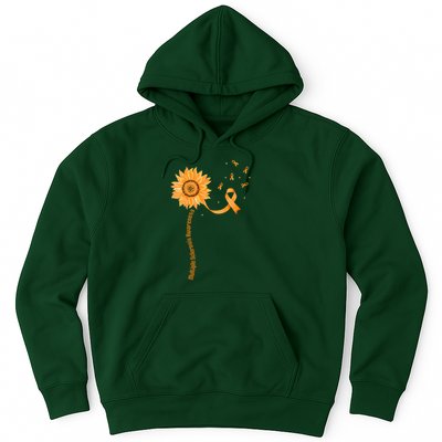 Orange Ribbon Multiple Sclerosis Awareness Hoodie