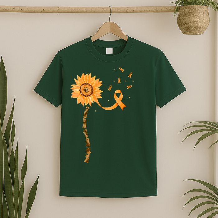 Orange Ribbon Multiple Sclerosis Awareness T-Shirt