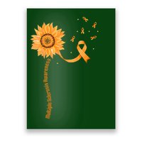 Orange Ribbon Multiple Sclerosis Awareness Poster