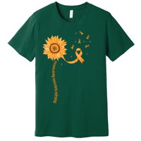 Orange Ribbon Multiple Sclerosis Awareness Premium T-Shirt