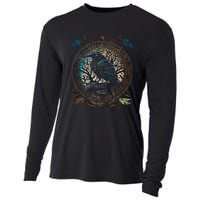 OdinS Raven Northman Valhalla Norse Mythology Cooling Performance Long Sleeve Crew