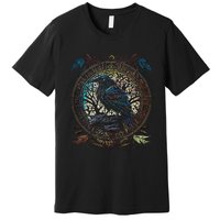 OdinS Raven Northman Valhalla Norse Mythology Premium T-Shirt