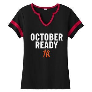 October Ready New York Ladies Halftime Notch Neck Tee