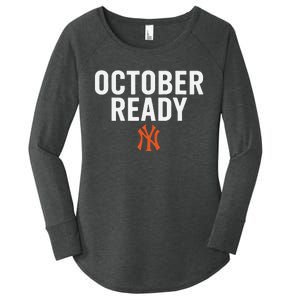 October Ready New York Women's Perfect Tri Tunic Long Sleeve Shirt