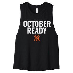 October Ready New York Women's Racerback Cropped Tank