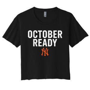 October Ready New York Women's Crop Top Tee