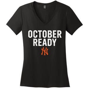 October Ready New York Women's V-Neck T-Shirt