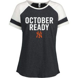 October Ready New York Enza Ladies Jersey Colorblock Tee