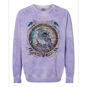 OdinS Raven Northman Valhalla Norse Mythology Colorblast Crewneck Sweatshirt