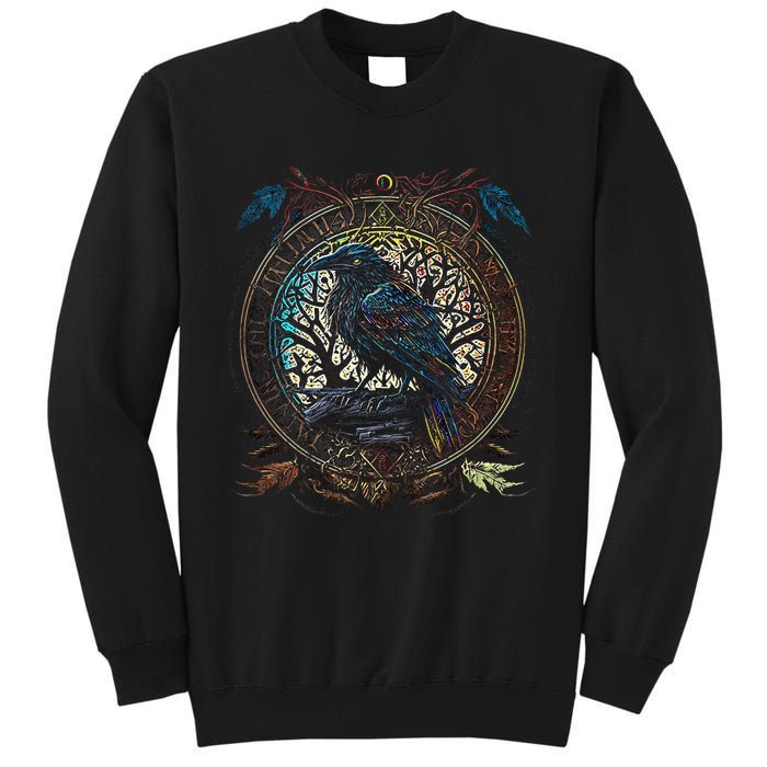 OdinS Raven Northman Valhalla Norse Mythology Sweatshirt