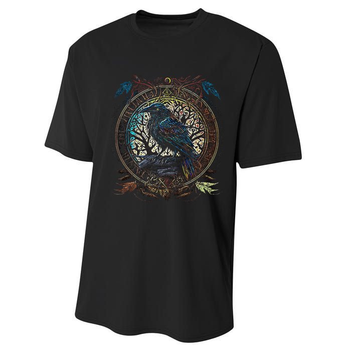 OdinS Raven Northman Valhalla Norse Mythology Performance Sprint T-Shirt