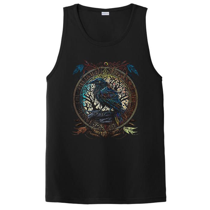 OdinS Raven Northman Valhalla Norse Mythology PosiCharge Competitor Tank