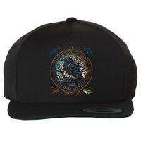 OdinS Raven Northman Valhalla Norse Mythology Wool Snapback Cap