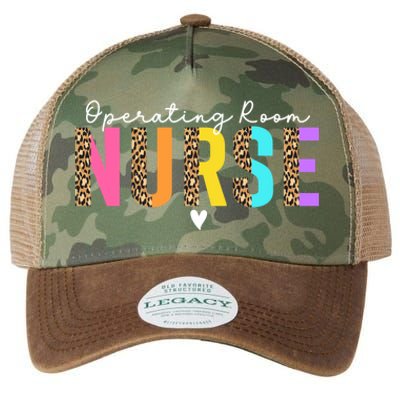 Operating Room Nurse Leopard Or Nurse Perioperative Nursing Gift Legacy Tie Dye Trucker Hat