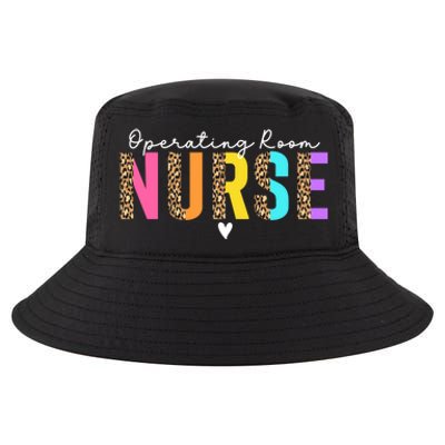 Operating Room Nurse Leopard Or Nurse Perioperative Nursing Gift Cool Comfort Performance Bucket Hat