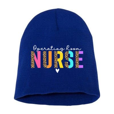 Operating Room Nurse Leopard Or Nurse Perioperative Nursing Gift Short Acrylic Beanie