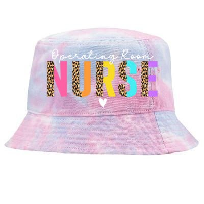 Operating Room Nurse Leopard Or Nurse Perioperative Nursing Gift Tie-Dyed Bucket Hat