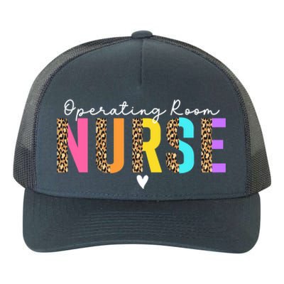 Operating Room Nurse Leopard Or Nurse Perioperative Nursing Gift Yupoong Adult 5-Panel Trucker Hat