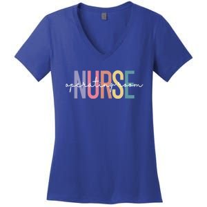 Operating Room Nurse Or Nurse Perioperative Nursing Cute Gift Women's V-Neck T-Shirt