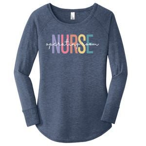 Operating Room Nurse Or Nurse Perioperative Nursing Cute Gift Women's Perfect Tri Tunic Long Sleeve Shirt