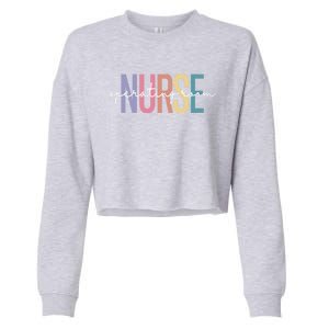 Operating Room Nurse Or Nurse Perioperative Nursing Cute Gift Cropped Pullover Crew