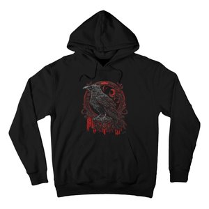 Odins Raven Northman Valhalla Norse Mythology Hoodie