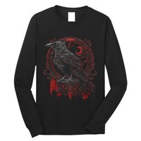 Odins Raven Northman Valhalla Norse Mythology Long Sleeve Shirt