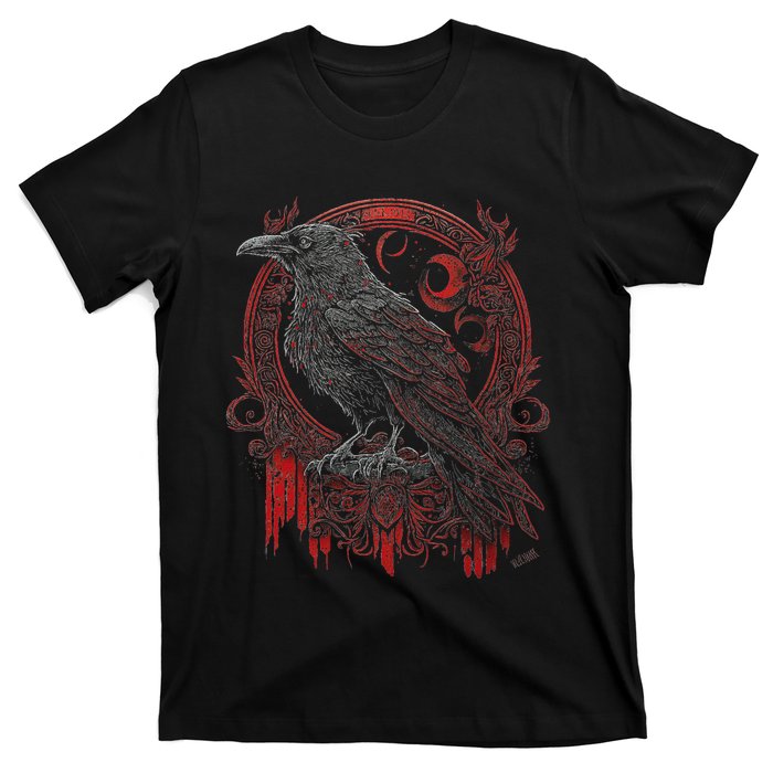 Odins Raven Northman Valhalla Norse Mythology T-Shirt