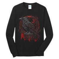 Odins Raven Northman Valhalla Norse Mythology Tall Long Sleeve T-Shirt