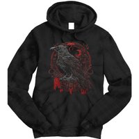 Odins Raven Northman Valhalla Norse Mythology Tie Dye Hoodie