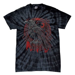 Odins Raven Northman Valhalla Norse Mythology Tie-Dye T-Shirt